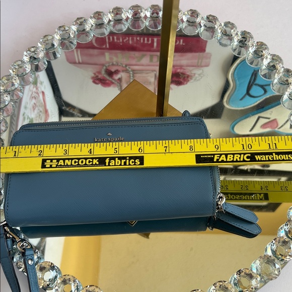 Kate Spade Blue leather double compartment Wallet - Picture 12 of 12